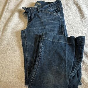Vintage American eagle ankle Women's Blue Jeans size 6 ( read below 👇🏻)